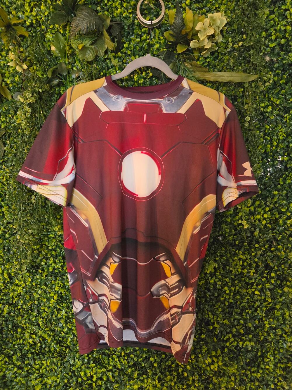 Under Armour Alter Ego Iron Man HeatGear Compression Shirt, XL